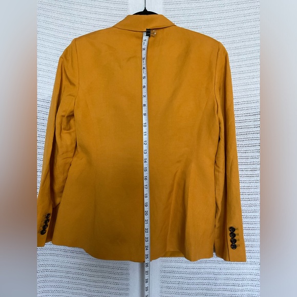 Ann Taylor Yellow Double-Breasted Blazer - Picture 5 of 7